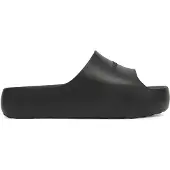 Tommy Hilfiger pour femme. EN0EN02879 Tongs noires avec plateforme et logo (35/36), 3 à 5 cm, Aucun, Casuel, Beachwear