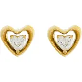 GUESS Boucles d'oreilles or / transparent