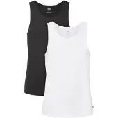 Levi's T-Shirt 'Pride Rib Tank - 2 Pack' noir / blanc