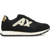 Armani Exchange Baskets basses or / noir / blanc