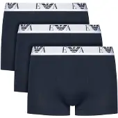 Emporio Armani pour homme. EM000259_AF14131 Set 3 Boxers Logo EA marine (XL), Homewear, Coton