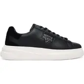 GUESS Baskets basses 'ELBAN' noir / argent