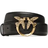 Pinko Ceinture 'Love Berry' or / noir