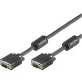 Berrybase Câble d'écran SVGA Full HD Connecteur VGA Connecteur VGA (50 m), Câble vidéo, Noir