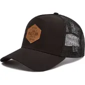 New Era Casquette 'Heritage Patch 9Forty' noisette / noir