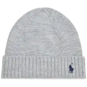 Ralph Lauren unisex. 323953204002 Bonnet en laine gris (S/M), Casuel