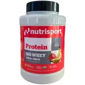 Nutrisport Cero-cero Isolate Whey Protein Strawberry&banana 1kg Clair