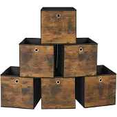 Songmics 6 Boîtes rangement rustique