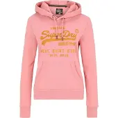 Superdry Embellished Vl Relaxed Fit Hoodie Rose S Femme