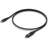 Ubiquity Câble Ubiquiti USB-C 1m 100W 480Mbps Noir avec Écran