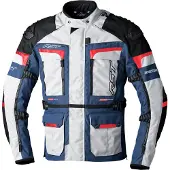 Rapid Suspension Technology Veste de femme RST Pro Series Adventure-X CE Textil - Argent/Blau/Rot