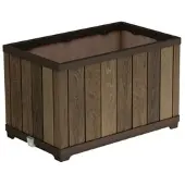 Keter 261034 garden planter walnut