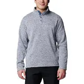 Columbia Alto Pass Snap Half Zip Fleece Gris S Homme