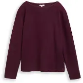 Tom Tailor Sweat-shirt bourgogne