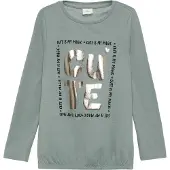 s.Oliver T-Shirt bleu-gris / noir / argent
