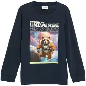 s.Oliver T-Shirt bleu foncé / mélange de couleurs