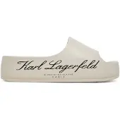 Karl Lagerfeld Pantoufles de plage KL86000 VGT blanc cassé 36