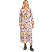 Billabong Cool Night Long Sleeve Long Dress Multicolore XS Femme