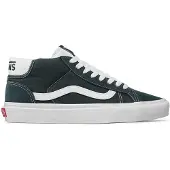 Vans Baskets hautes 'Skool 37' vert foncé / blanc