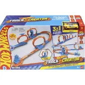 Hot Wheels Triple Loop Track Orange Enfants