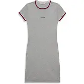 Calvin Klein Jeans Lv047d202g Short Sleeve Dress Gris XS Femme
