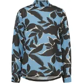 Kaffe Chemisier 'KAAmber' bleu ciel / gris clair / noir
