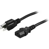 Deltaco DEL-109US - câble d'alimentation - 2 m (2 m), Câble d'alimentation, Noir