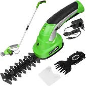 TecTake Taille haie électrique 2 en 1 - vert