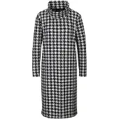 MADELEINE Robe gris clair / noir
