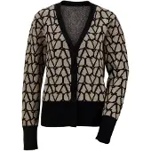 MADELEINE Cardigan brocart / noir