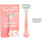 Gillette Rasoir Sensitive Smooth + 2 têtes de rasage