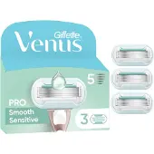 Gillette venus Venus - Pro Smooth Sensitive Razor Blades - Green/White - 3 pcs