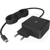 Icy Box Power Delivery 65w Usb-c Laptop Charger Argenté