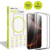 Mobile Origin EasyGlass iPhone 16 Pro Schutzglas / 2 Stück (2 pcs, Apple iPhone 16 Pro), Téléphone portable : film de protection, Transparent