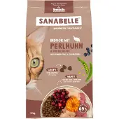 Sanabelle Indoor Perliczka 8 kg pour chats d'intérieur