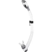 Cressi Dry Diving Snorkel Clair,Gris