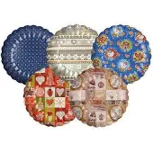 Papstar 25 assiettes jetables Décorations de Noël (25x)