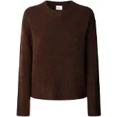 Pepe Jeans pour femme. PL7000031 Pull Cecil marron (L), Casuel, Acrylique