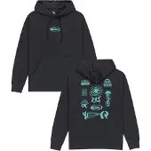 Quiksilver Salt Water Graphic Hoodie Noir S Homme