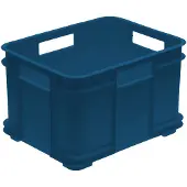 Keeeper Boîte de rangement Euro-Box M "bruno eco", gris (16 l)