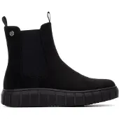 Xti Kids pour fille. 15139001-NEGRO Bottines 151390 noir (37), Plat, Fermeture éclair, Casuel, mode enfantine