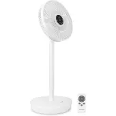 Vonroc BREEZE Wireless Fan - Très silencieux (<44 dB) - 24 vitesses - léger et portable - 3 modes de ventilation : Naturel, Sommeil, Normal - Modulable : ventilateur de table et ventilateur de sol -