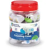 Learning Resources Counting Cows Toy Set, 20 Pieces