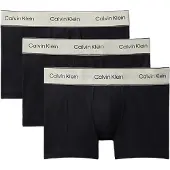 Calvin Klein Lv00nb4446 Trunk Boxers 3 Units Noir S Homme