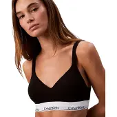 Calvin Klein Lv00qf8500 Bralette Bra Noir 2XS Femme