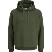 Jack & Jones Bradley Plus Size Hoodie Noir 7XL Homme