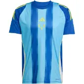Adidas Messi Training Short Sleeve T-shirt Bleu S