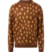 Santa Cruz Jaguar Knit Crew Sweatshirt Marron M Homme