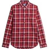 Superdry Chemise rouge / rouge foncé / blanc