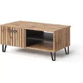 Vicco Table basse Amber Chêne Wotan 90x50cm, Model 55549